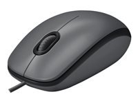 Logitech M90 - Ratón - diestro y zurdo - óptico - cableado - USB-9