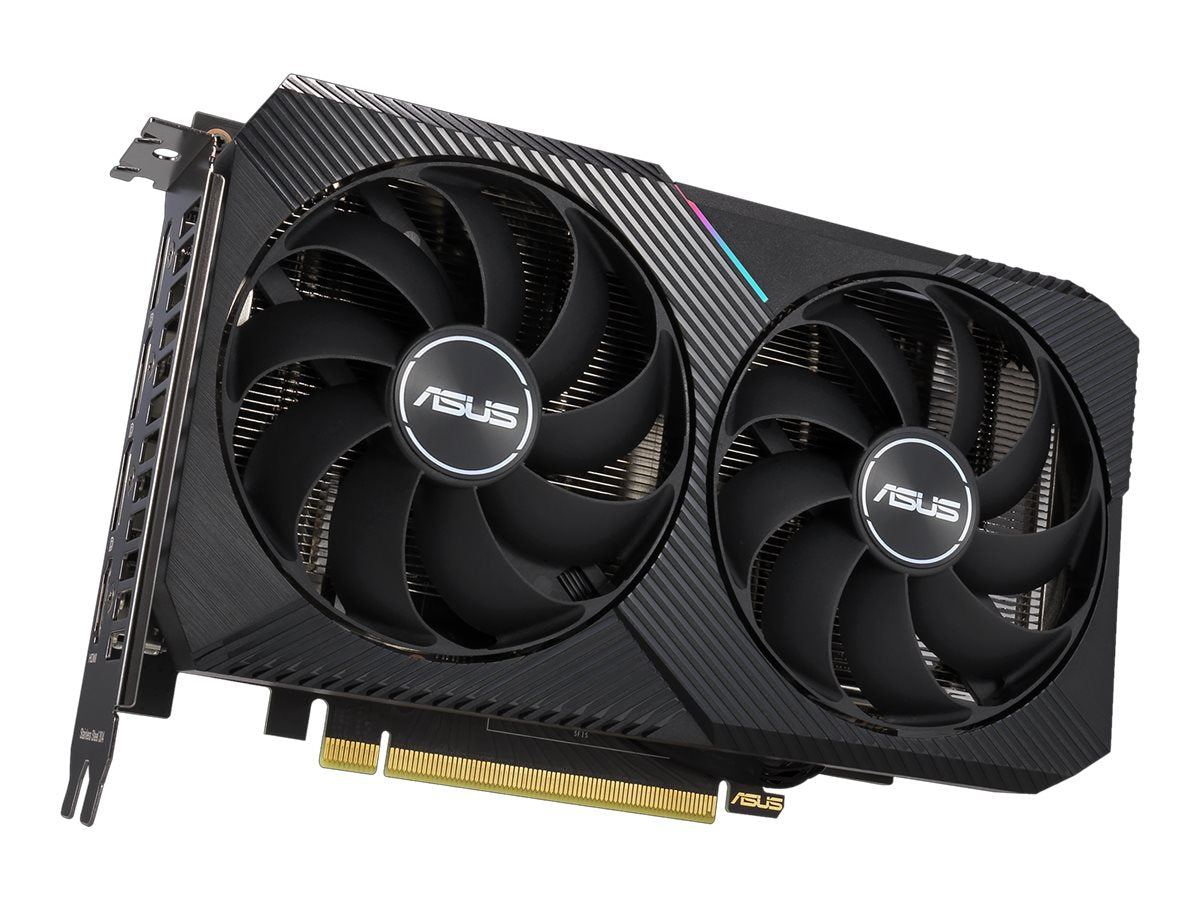 ASUS DUAL-RTX3060-O12G-V2 - OC Edition - tarjeta gráfica - GF RTX 3060 - 12 GB GDDR6 - PCIe 4.0 x16 - HDMI, 3 x DisplayPort-16