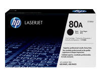 HP 80A - Negro - original - LaserJet - cartucho de tóner (CF280A) - para LaserJet Pro 400 M401, MFP M425-9