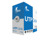 Xtech - Cable al por mayor - RJ-45 (M) a RJ-45 (M) - 305 m - UTP - CAT 5e - gris-4