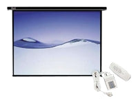 Klip Xtreme KPS-502 - Pantalla de proyección - instalable en el techo, instalable en pared - motorizado - 100" (254 cm) - 4:3 - Matte White - blanco-3