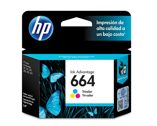 HP - Ink cartridge - Tricolor - 664-1