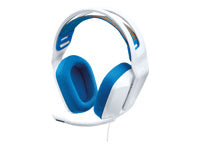 Logitech G G335 Wired Gaming Headset - Auricular - tamaño completo - cableado - conector de 3,5 mm - blanco - certificado Discord-1