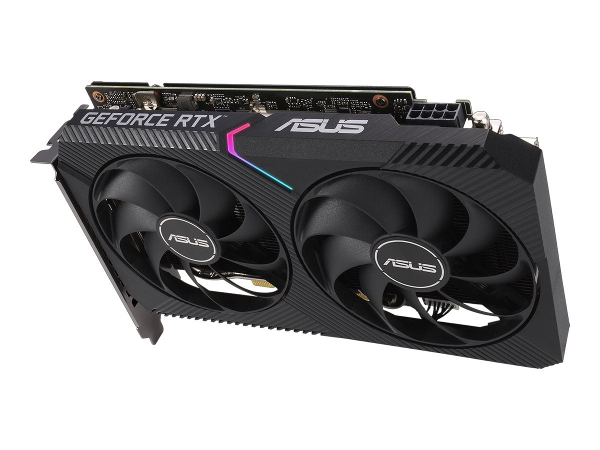ASUS DUAL-RTX3060-O12G-V2 - OC Edition - tarjeta gráfica - GF RTX 3060 - 12 GB GDDR6 - PCIe 4.0 x16 - HDMI, 3 x DisplayPort-2