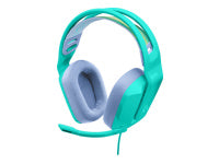 Logitech G G335 Wired Gaming Headset - Auricular - tamaño completo - cableado - conector de 3,5 mm - menta - certificado Discord