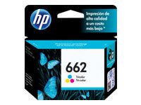 HP 662 - Color (cian, magenta, amarillo) - original - Ink Advantage - cartucho de tinta - para Deskjet 1516, Ink Advantage 15XX, Ink Advantage 35XX, Ink Advantage 4645