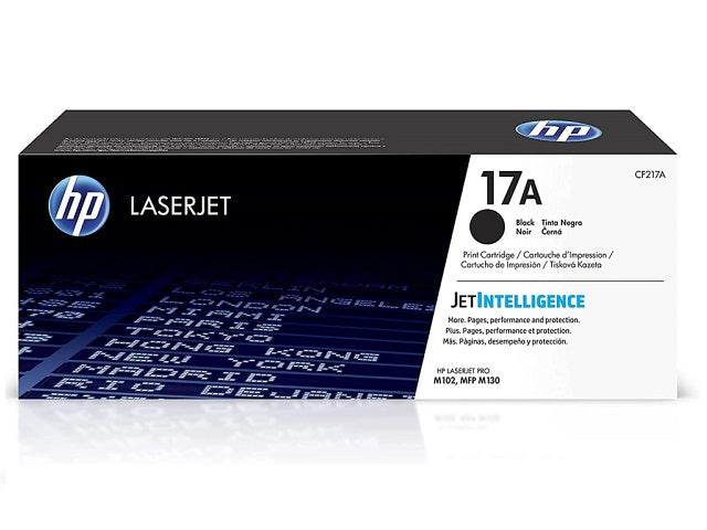 HP 17A - Negro - original - LaserJet - cartucho de tóner (CF217A) - para LaserJet Pro M102a, M102w, MFP M130a, MFP M130fn, MFP M130fw, MFP M130nw-1