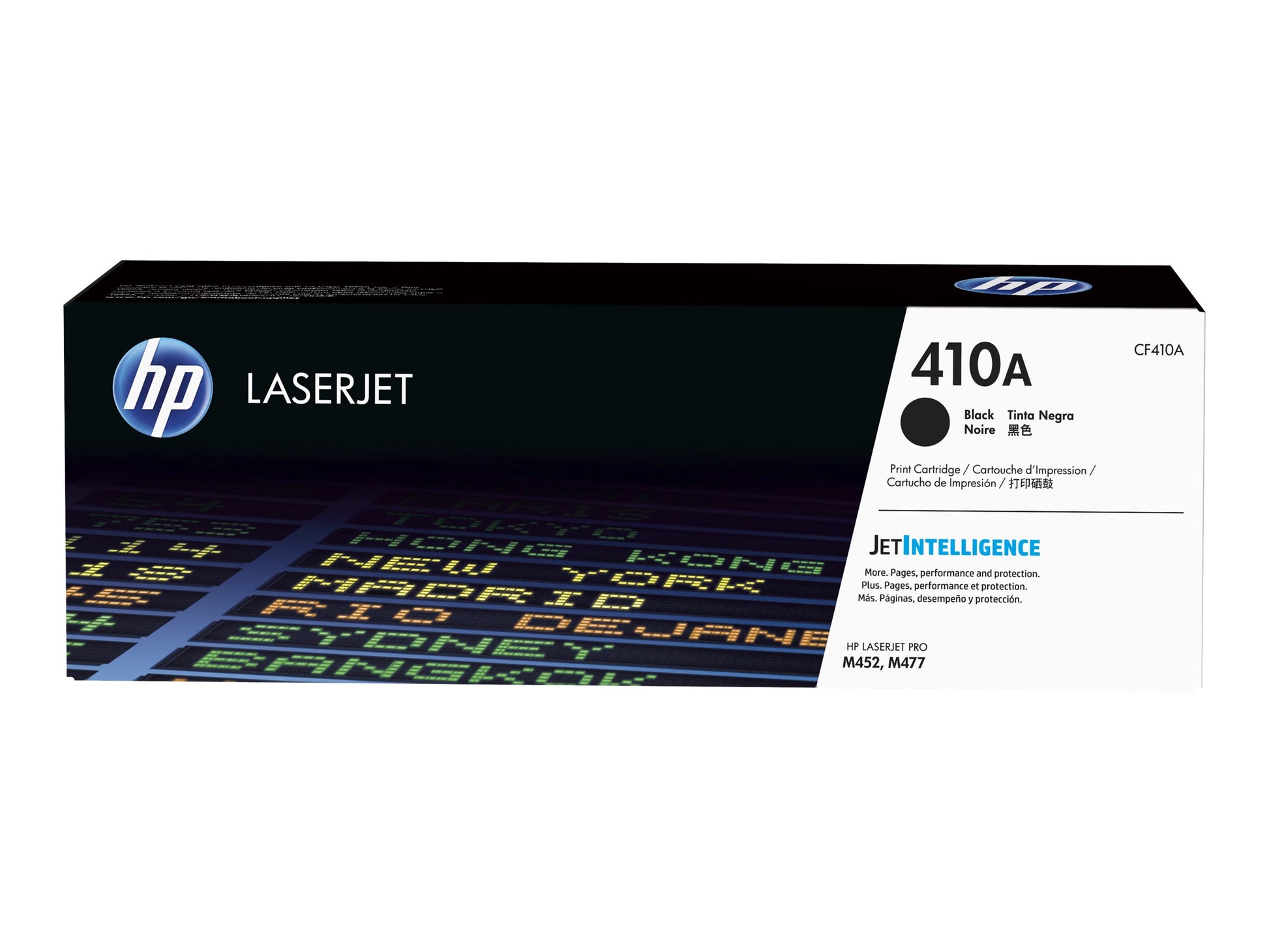 HP 410A - Negro - original - LaserJet - cartucho de tóner (CF410A) - para Color LaserJet Pro M452, MFP M377, MFP M477-4