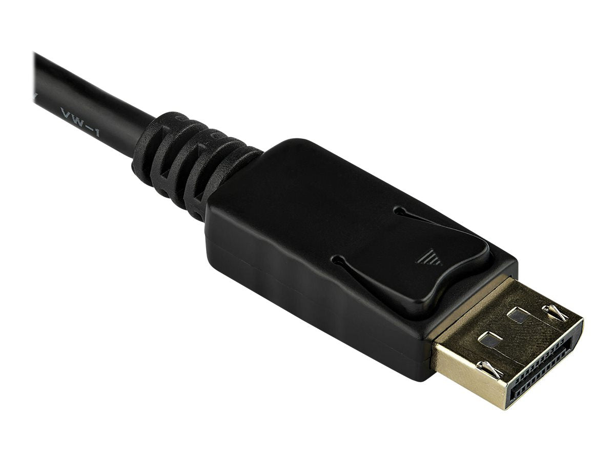 StarTech.com Adaptador Conversor de Vídeo DisplayPort DP a VGA - Cable Convertidor Activo - Hembra VGA - Macho DP - Hasta 1920x1200 - Adaptador de pantalla - DisplayPort (M) a HD-15 (VGA) (H) - 27.94 cm - trabado - negro - para P/N: DK30C2DAGPD, MST14DP12-14