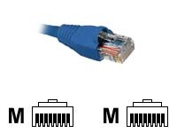 Nexxt - Cable de interconexión - RJ-45 (M) a RJ-45 (M) - 90 cm - UTP - CAT 5e - moldeado, trenzado - azul-1