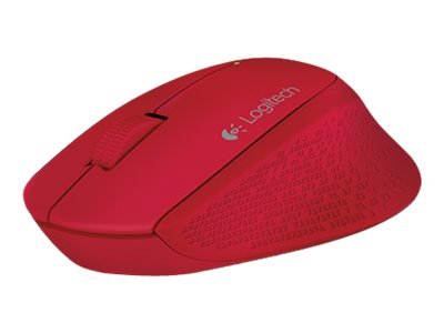 Logitech M280 - Ratón - diestro - óptico - 3 botones - inalámbrico - 2.4 GHz - receptor inalámbrico USB - rojo-7