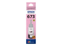 Epson T673 - Magenta claro - original - recarga de tinta - para Epson L1800, L800, L805, L810, L850; EcoTank L1800-4