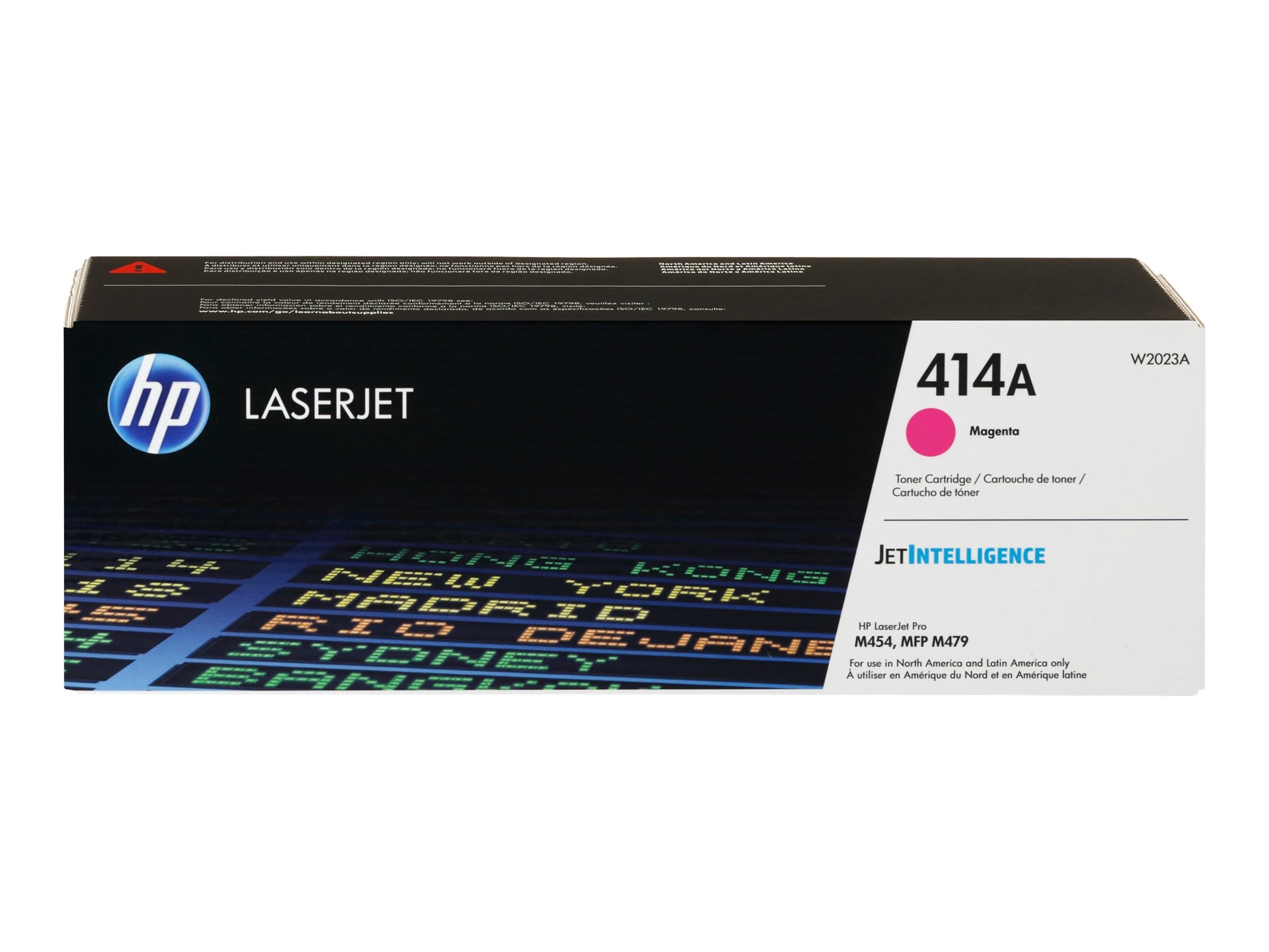 HP 414A - Magenta - original - LaserJet - cartucho de tóner (W2023A) - para Color LaserJet Enterprise M455, MFP M480; Color LaserJet Pro M454, M479, MFP M479-11
