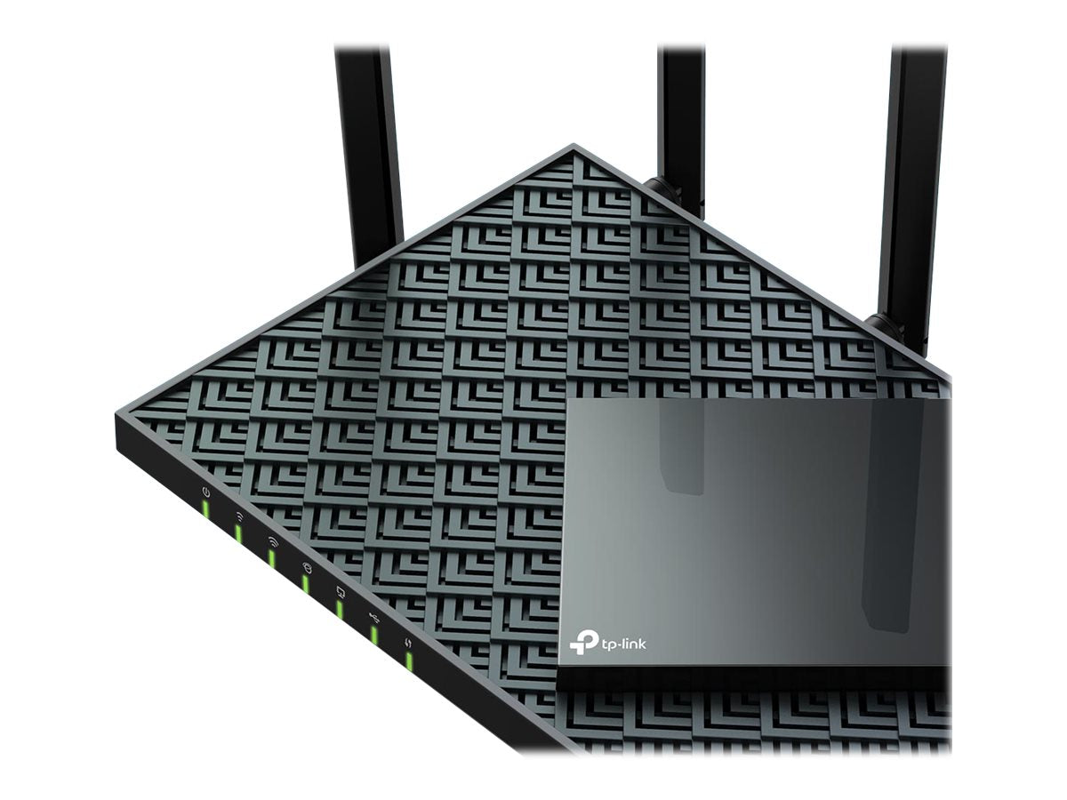 TP-LINK Archer AX73 - V1 - - enrutador inalámbrico - conmutador de 4 puertos - 1GbE - Wi-Fi 6 - Doble banda - hasta 5.4Gbps - Estructura 4T4R y HE160 en la banda 5GHz que permite una conexión ultrarrápida de 4.8 Gbps - 6 potentes antenas - Entrada USB 3.0-7