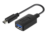 Xtech XTC-515 - Adaptador USB - 24 pin USB-C (M) reversible a USB Tipo A (H) - USB 3.0 - 11.9 cm - negro-2