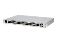 Ubiquiti UniFi Switch USW-48-POE - Conmutador - Gestionado - 48 x 10/100/1000 (32 PoE+) + 4 x Gigabit SFP - montaje en rack, sobremesa - PoE+ (195 W)-16