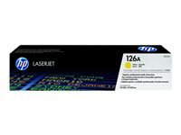 HP 126A - Amarillo - original - LaserJet - cartucho de tóner (CE312A) - para Color LaserJet Pro CP1025; LaserJet Pro MFP M175; TopShot LaserJet Pro M275