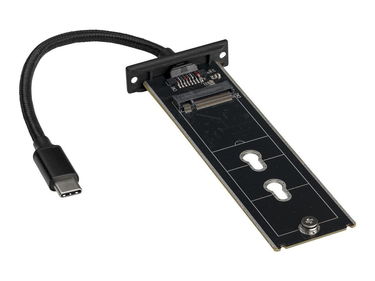 StarTech.com Caja USB 3.1 (10Gbps) USB-C para SSD M.2 SATA - Caja Externa Portátil para Disco USB Tipo C - de Aluminio - Caja de almacenamiento - M.2 - M.2 Card - USB 3.1 (Gen 2) - negro - para P/N: PEXUSB321C-9