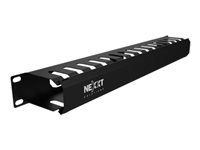 Nexxt Solutions - Conducto de organización de cables de bastidor (horizontal) - 1U - 19"-8