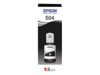 Epson 504 - 127 ml - negro - original - recarga de tinta - para EcoTank L4150, L4160, L4260, L6161, L6171, L6191, L6270; EcoTank ITS L4150, L4160-6