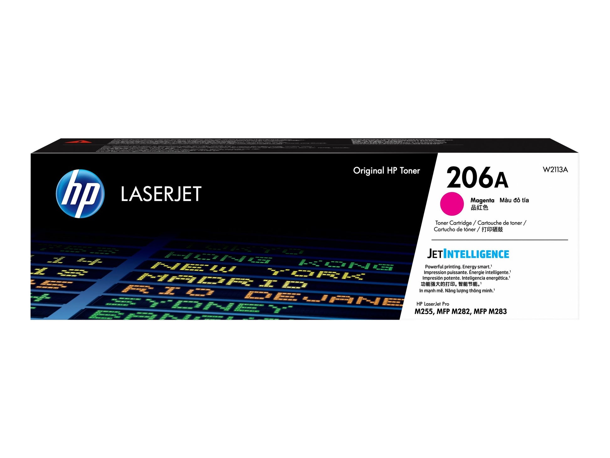 HP 206A - Magenta - original - LaserJet - cartucho de tóner (W2113A) - para Color LaserJet Pro M255, M283, MFP M282, MFP M283-6