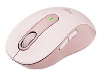 Logitech Signature M650 - Ratón - manos pequeñas - diestro y zurdo - inalámbrico - 2.4 GHz, Bluetooth - receptor de USB Logitech Logi Bolt - rosa-12