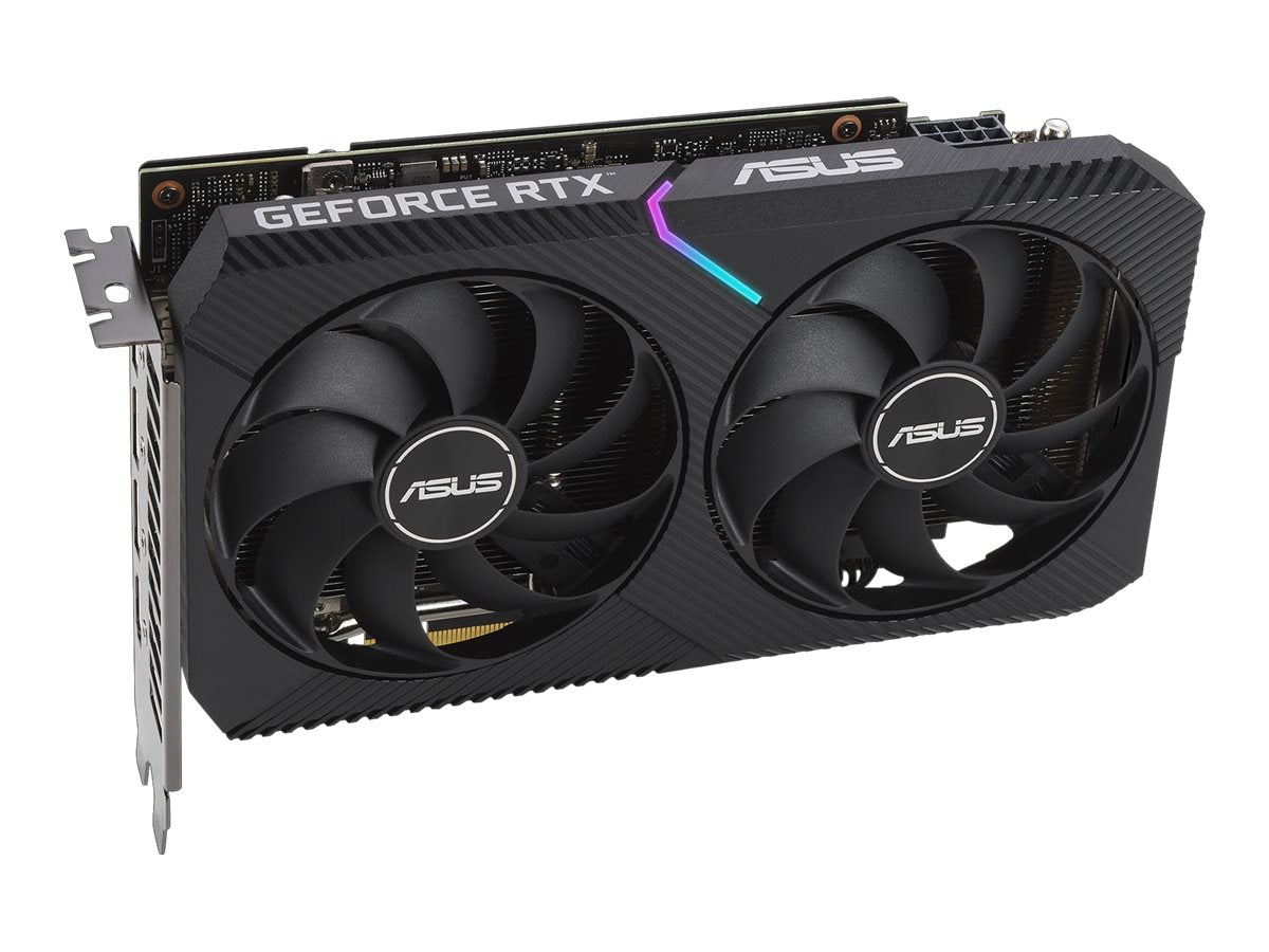 ASUS DUAL-RTX3060-O12G-V2 - OC Edition - tarjeta gráfica - GF RTX 3060 - 12 GB GDDR6 - PCIe 4.0 x16 - HDMI, 3 x DisplayPort-9