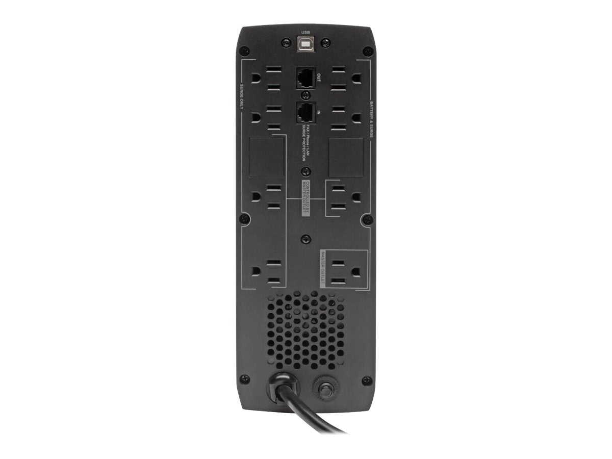Eaton Tripp Lite Series 1000VA UPS Eco Green Battery Back Up AVR 120V USB Line Interactive - UPS - CA 120 V - 600 vatios - 1000 VA - 1 fase - USB - conectores de salida: 8-8