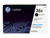 HP 26X - Alto rendimiento - negro - original - LaserJet - cartucho de tóner (CF226X) - para LaserJet Pro M402, MFP M426-9
