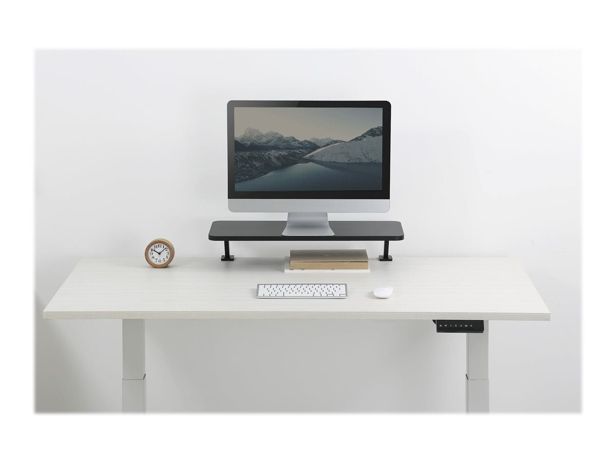 StarTech.com Base Riser para Monitor - Elevador para Monitor - Extra Ancho de 65cm - para Pantallas de hasta 34" - Kit de montaje - para Monitor - negro - tamaño de pantalla: hasta 32" - montable en escritorio-3