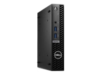 Dell OptiPlex 7010 (version 2023) - Micro Core i7 13700T / hasta 4.8 GHz - RAM 16 GB - SSD 512 GB - NVMe, Class 35 - UHD Graphics 770 - Gigabit Ethernet, Bluetooth - Win 11 Pro - monitor: ninguno - teclado: español - negro - BTS - con 3 años de servicio d-4