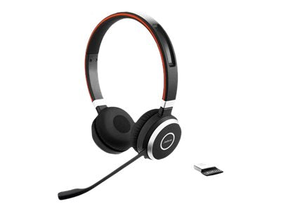 Jabra Evolve 65 SE MS Stereo - Auricular - en oreja - Bluetooth - inalámbrico - USB - Certificado para Equipos de Microsoft - para Jabra Evolve; LINK 380a MS-3