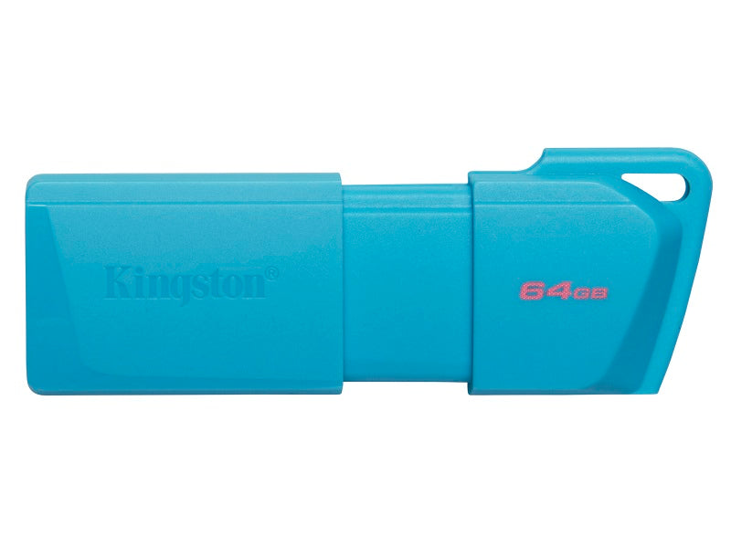 Kingston - USB flash drive - 64 GB - USB 3.2 Gen 1 - NEON Aqua Blue-2