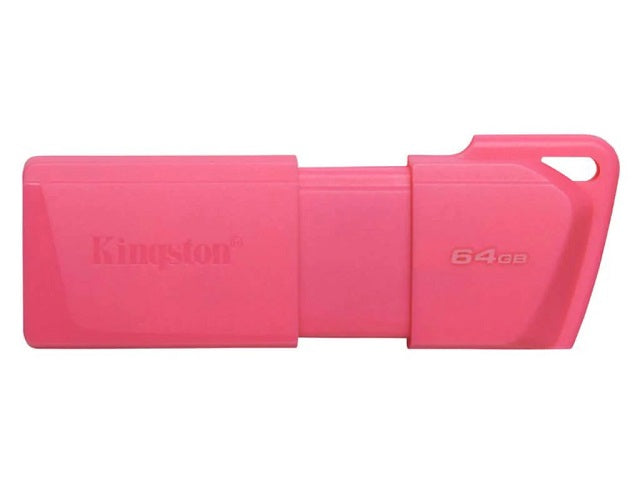 Kingston - USB flash drive - 64 GB - USB 3.2 Gen 1 - NEON (PINK)-1