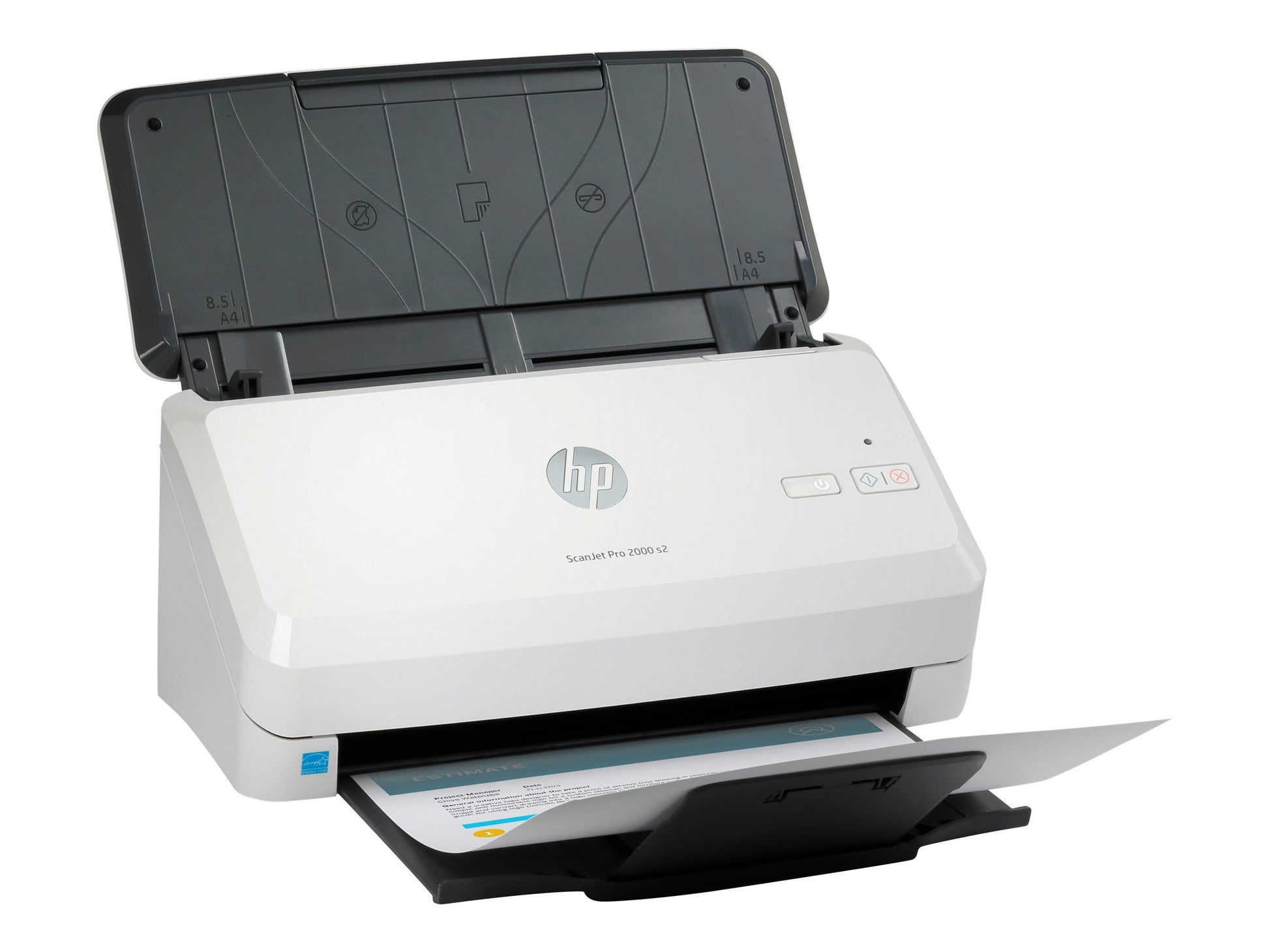 HP Scanjet Pro 2000 s2 Sheet-feed - Escáner de documentos - CMOS / CIS - a dos caras - 216 x 3100 mm - 600 ppp x 600 ppp - hasta 35 ppm (mono) - Alimentador automático de documentos (ADF) (50 hojas) - hasta 3500 exploraciones por día - USB 3.0-1