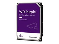 WD Purple WD64PURZ - Disco duro - 6 TB - vigilancia - interno - 3.5" - SATA 6Gb/s - 5400 rpm - búfer: 256 MB-2