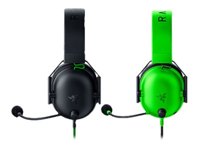 Razer BlackShark V2 X - Auricular - tamaño completo - cableado - conector de 3,5 mm - aislamiento de ruido - verde razer-12