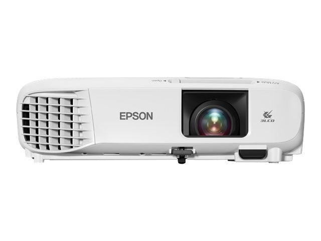 Epson PowerLite 118 - Proyector 3LCD - portátil - 3800 lúmenes (blanco) - 3800 lúmenes (color) - XGA (1024 x 768) - 4:3 - LAN-5