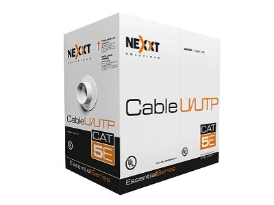 Nexxt Solutions Infrastructure - Bulk cable - UTP - 102 m RJ-45 - Gray - Cat5e 4P 25AWG CMX-1
