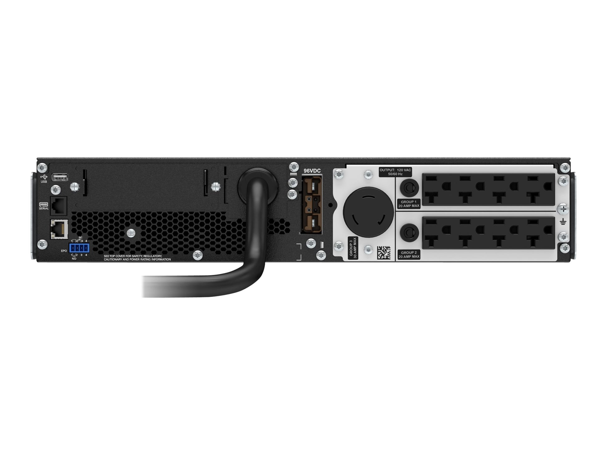 APC Smart-UPS SRT 3000VA RM - UPS (montaje en bastidor) - CA 120 V - 2700 vatios - 3000 VA - Ácido de plomo - RS-232, USB - conectores de salida: 9 - 2U - negro - para P/N: AR4024SP, AR4024SPX429, AR4024SPX431, AR4024SPX432, NBWL0356A, SMX3000HVTUS-9