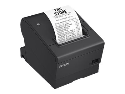 Epson OmniLink TM-T88VII - Impresora de recibos - línea térmica - Rollo (7,95 cm) - 180 ppp - hasta 500 mm/segundo - USB, LAN - cortador - negro