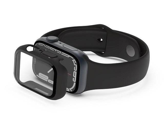Belkin SCREENFORCE TemperedCurve - Amortiguador para reloj inteligente - 2 en 1 - policarbonato, cristal templado (9H) - negro-3