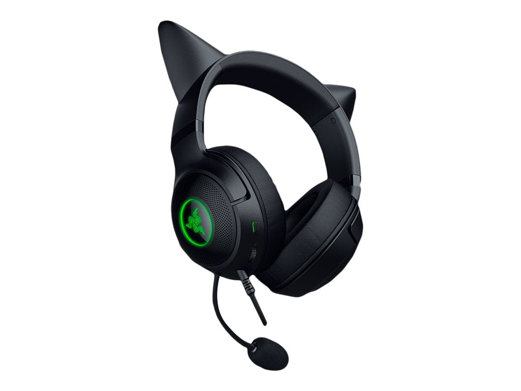 Razer Kraken Kitty V2 - Auricular - tamaño completo - cableado - USB - aislamiento de ruido - negro-15