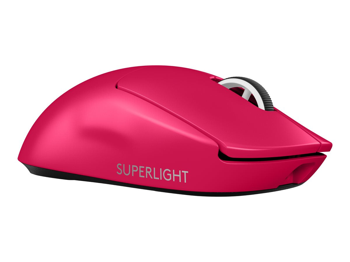 Logitech G PRO X SUPERLIGHT 2 LIGHTSPEED Wireless Gaming Mouse, Magenta - Ratón - gaming - óptico - 5 botones - inalámbrico - 2.4 GHz - receptor USB de Logitech LIGHTSPEED - magenta-12