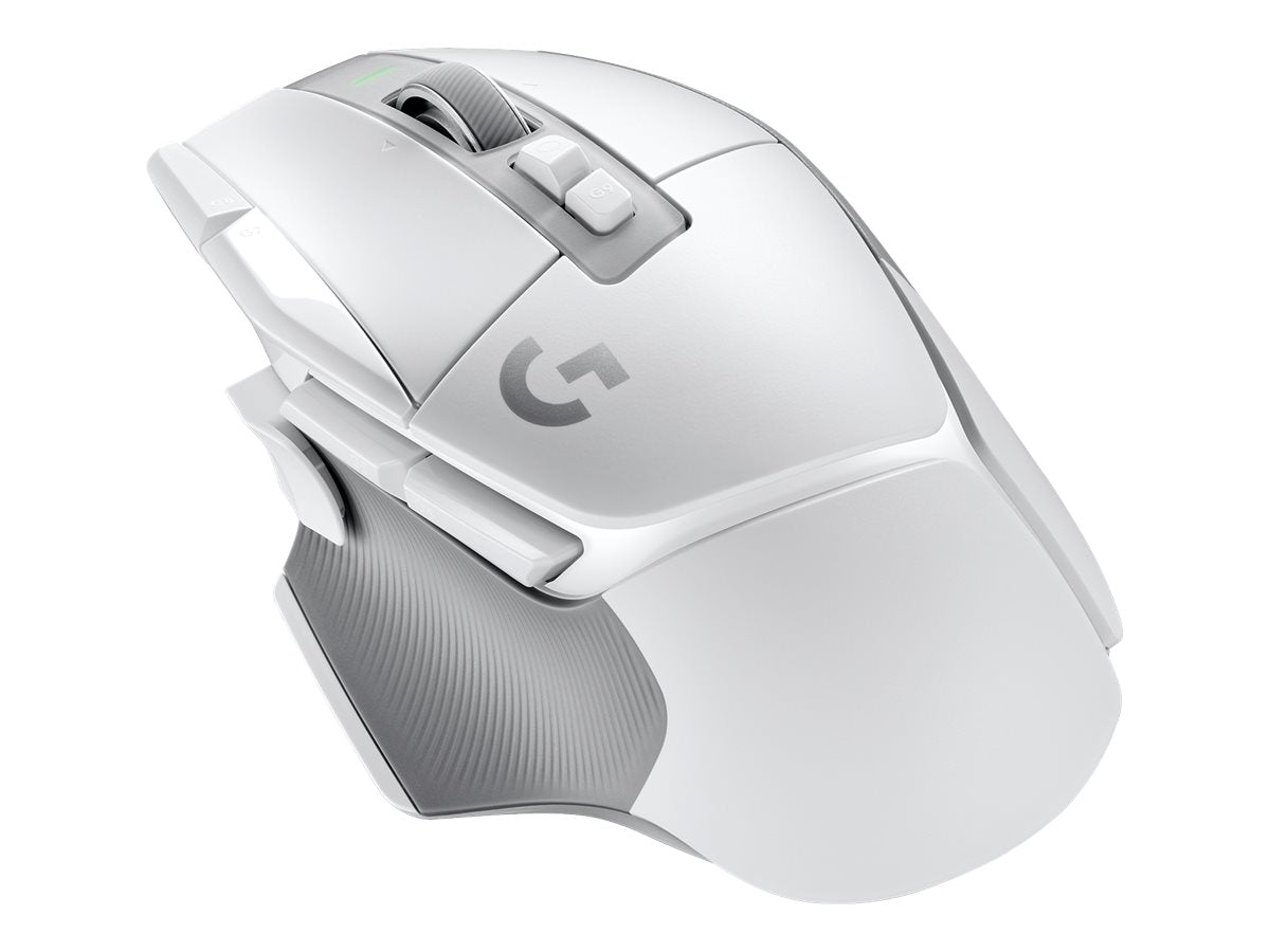 Logitech G G502 X LIGHTSPEED - Ratón - óptico - inalámbrico - 2.4 GHz - receptor USB de Logitech LIGHTSPEED - blanco