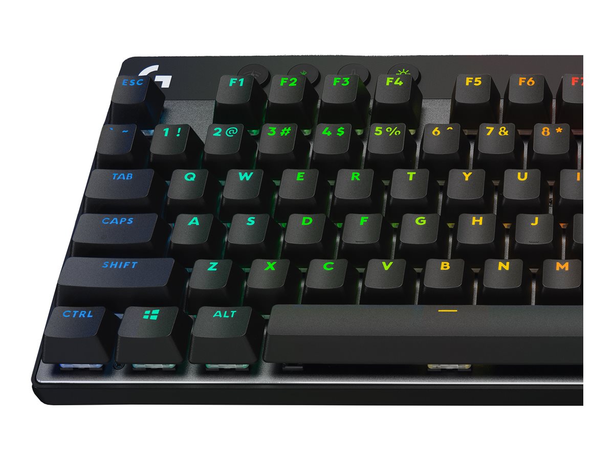Logitech G PRO X TKL LIGHTSPEED Wireless Gaming Keyboard, Tactile Switches (GX Brown), Black - Teclado - retroiluminación - inalámbrico - 2.4 GHz, Bluetooth - QWERTY - EE. UU. - interruptor: GX Brown Tactile - negro-19