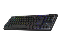 Logitech G PRO X TKL LIGHTSPEED Wireless Gaming Keyboard, Tactile Switches (GX Brown), Black - Teclado - retroiluminación - inalámbrico - 2.4 GHz, Bluetooth - QWERTY - EE. UU. - interruptor: GX Brown Tactile - negro-11