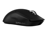 Logitech G PRO X SUPERLIGHT 2 LIGHTSPEED Wireless Gaming Mouse, Black - Ratón - gaming - óptico - 5 botones - inalámbrico - 2.4 GHz - receptor USB de Logitech LIGHTSPEED - negro-1
