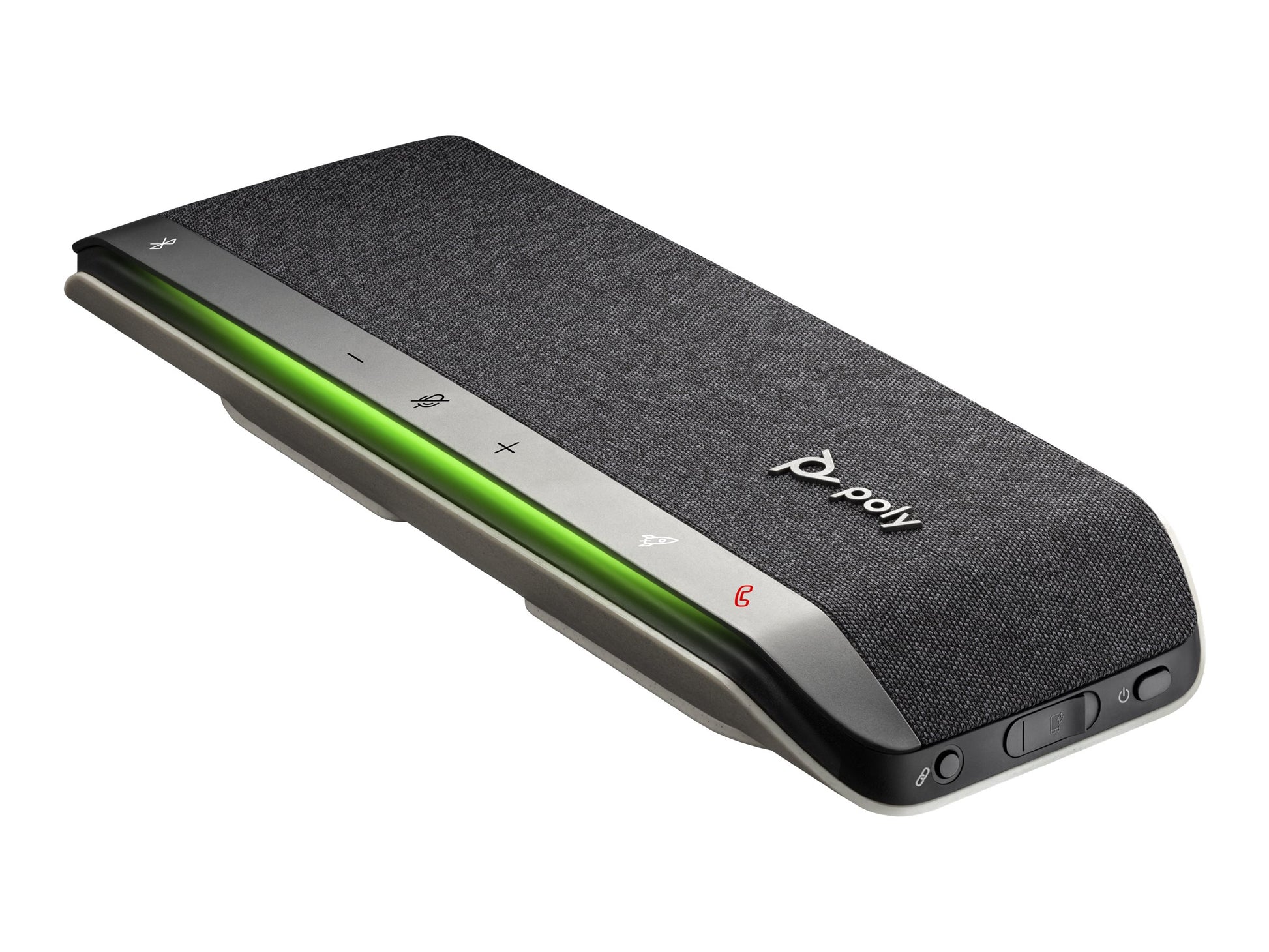 Poly Sync 40-M - Altavoz de manos libres inteligente - Bluetooth - inalámbrico, cableado - USB-A, USB-C - plata - Certificado para Equipos de Microsoft, Certificado por Zoom-14