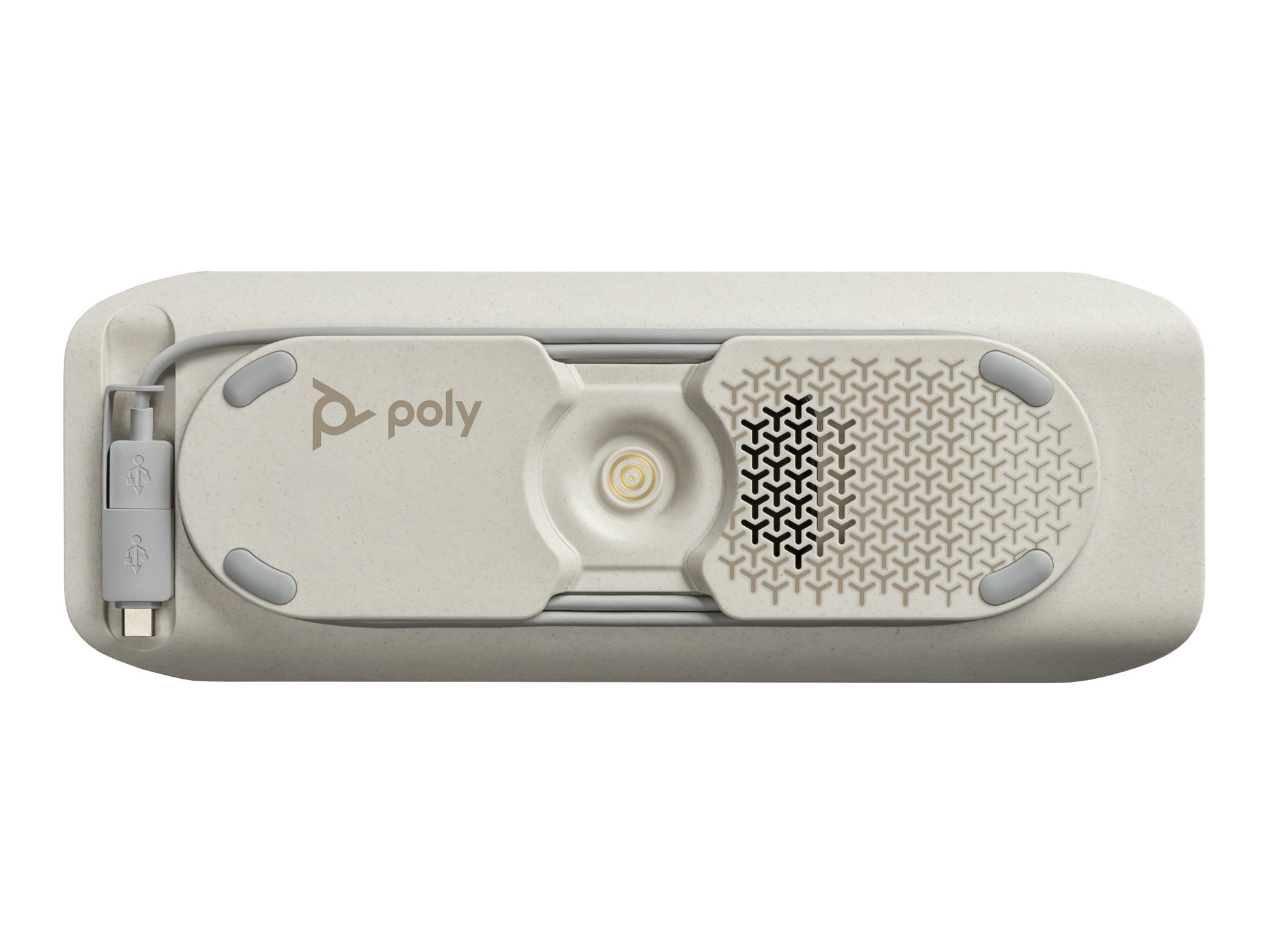 Poly Sync 40-M - Altavoz de manos libres inteligente - Bluetooth - inalámbrico, cableado - USB-A, USB-C - plata - Certificado para Equipos de Microsoft, Certificado por Zoom-17